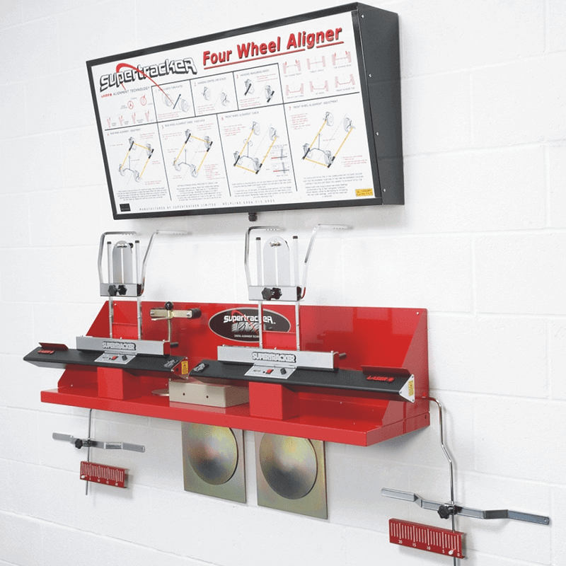 four wheel laser aligner
