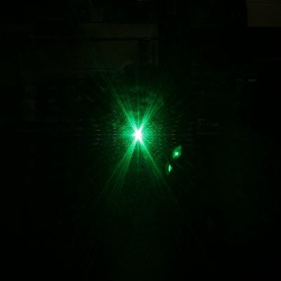 Green laser alignment